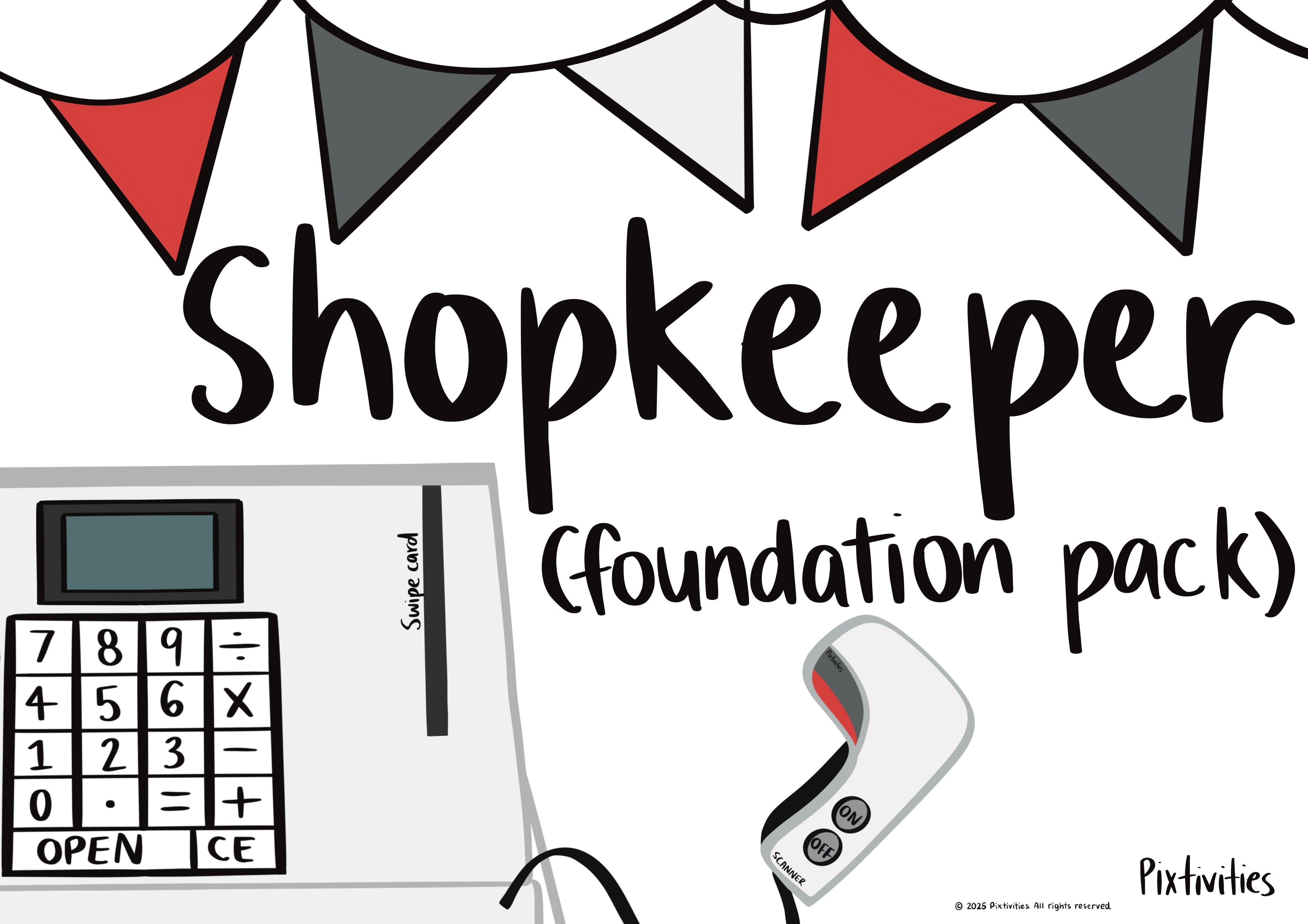 Shopkeeper Dramatic Play Printables