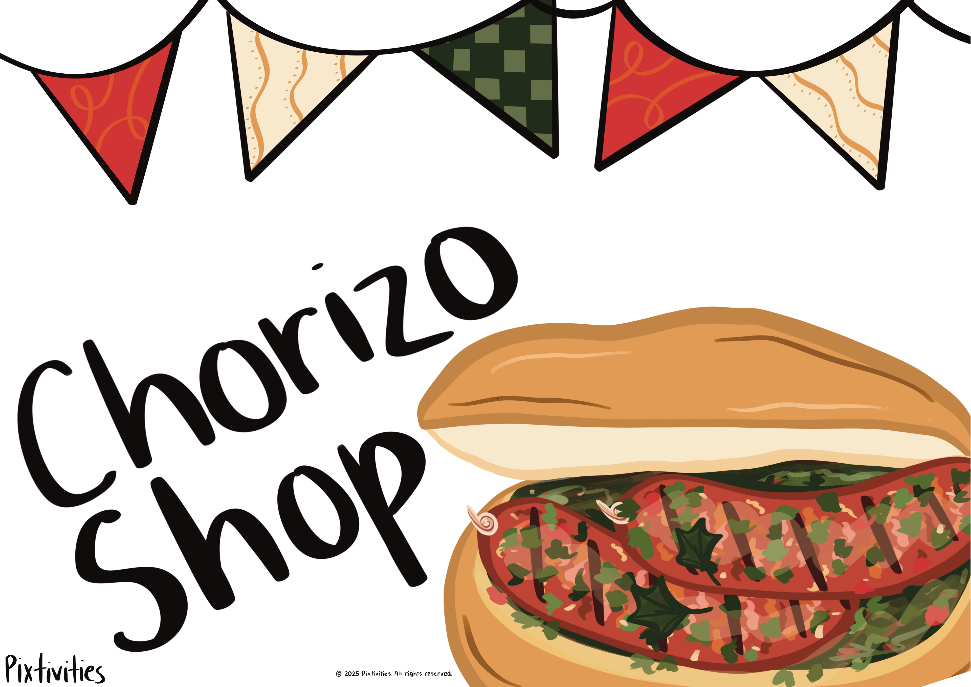 Chorizo Shop Dramatic Play Printables