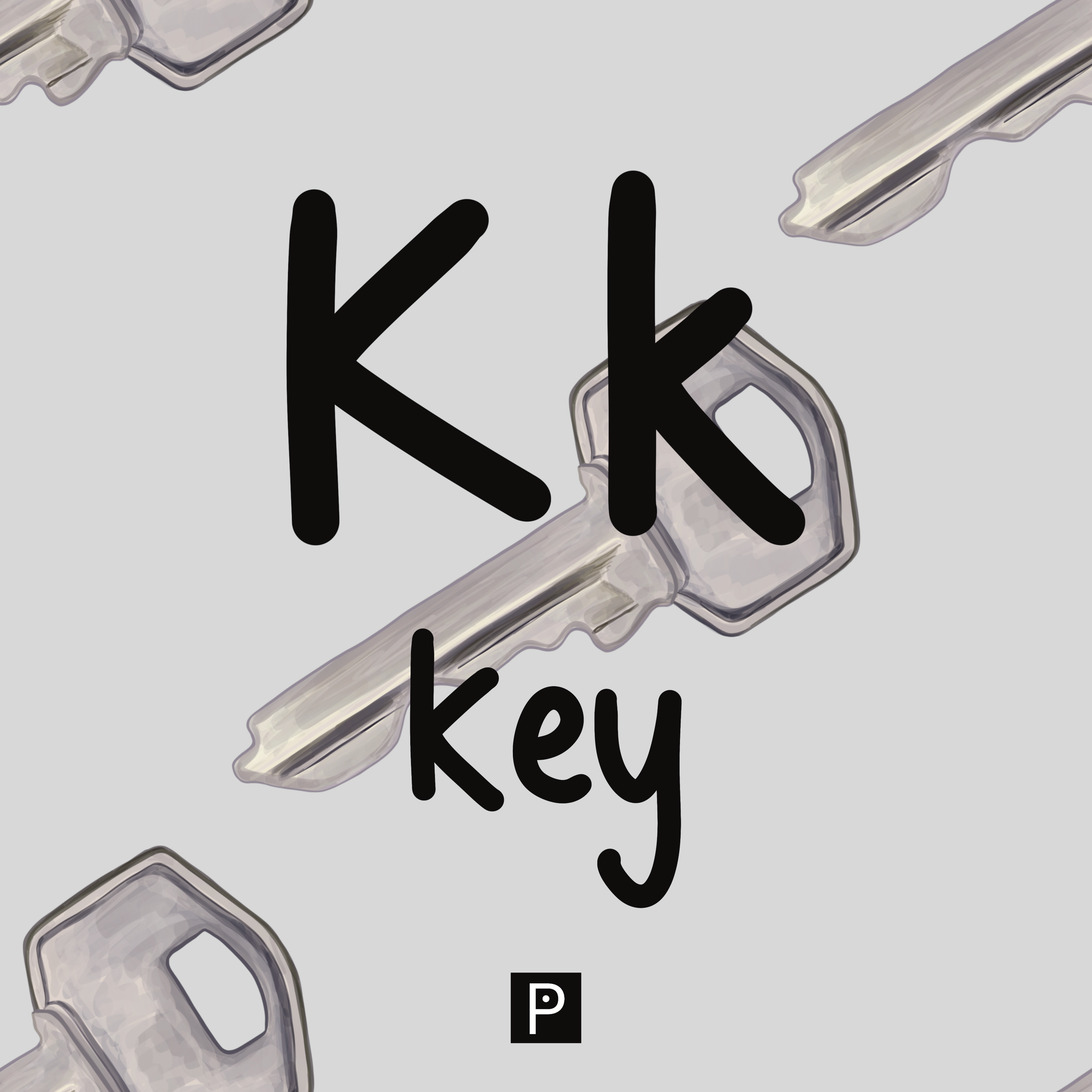 Phonics - Letter focus Kk (key) pack