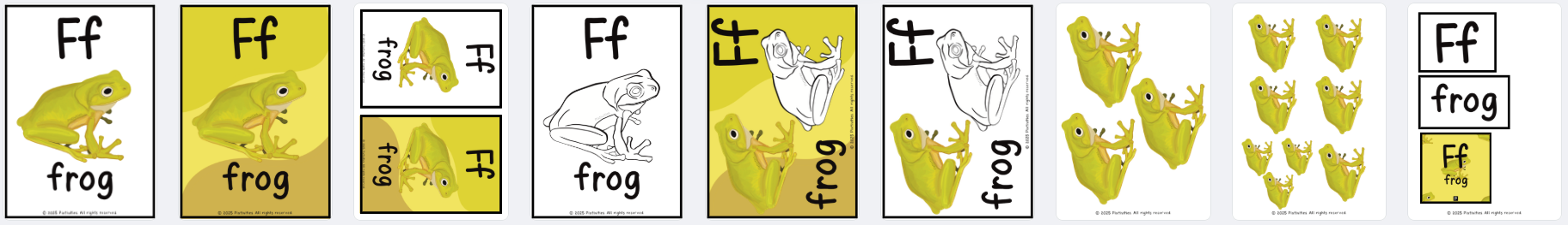 Phonics - Letter focus Ff (frog) pack