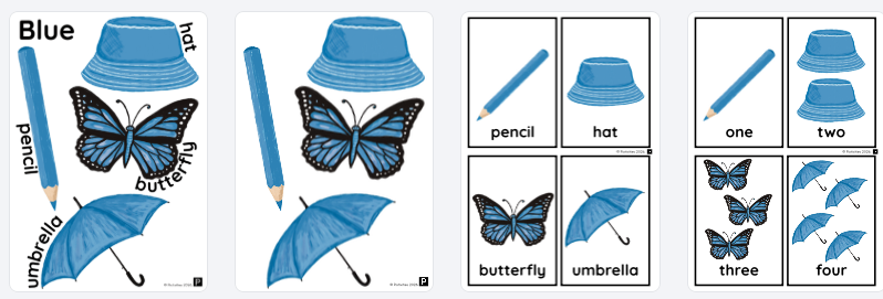 Blue Toddler Learning Bundle