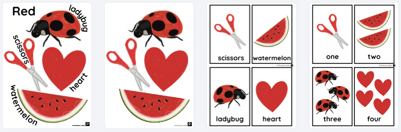 Red Learning Toddler Bundle