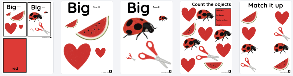 Red Learning Toddler Bundle