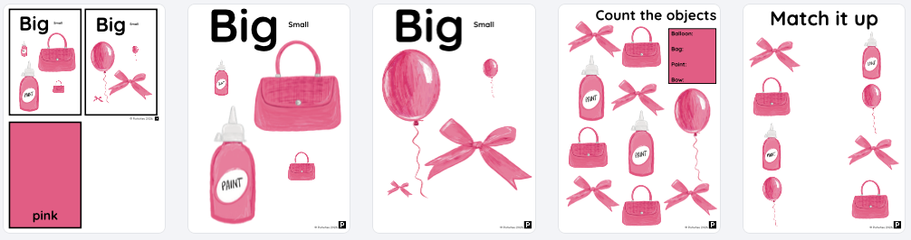 Pink Toddler Learning Bundle